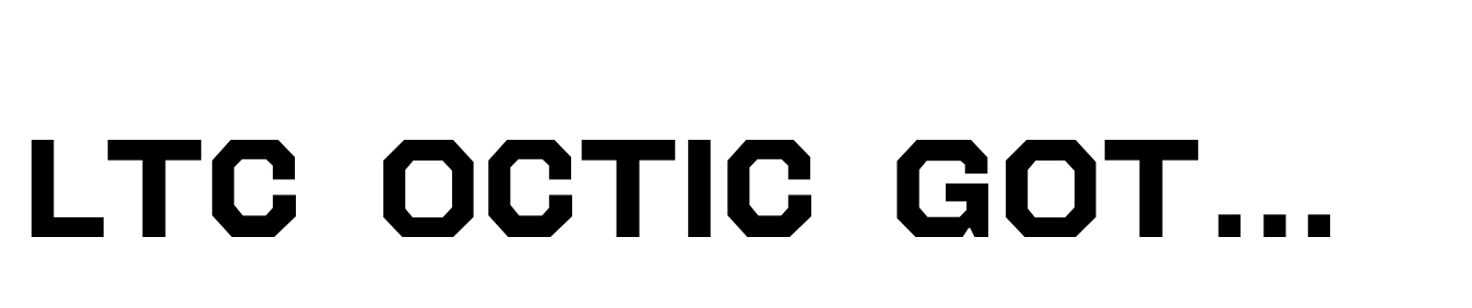 LTC Octic Gothic One